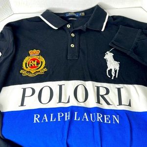 Men’s long sleeve polo rugby